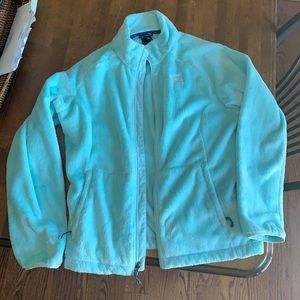 Mint green North Face Fleece